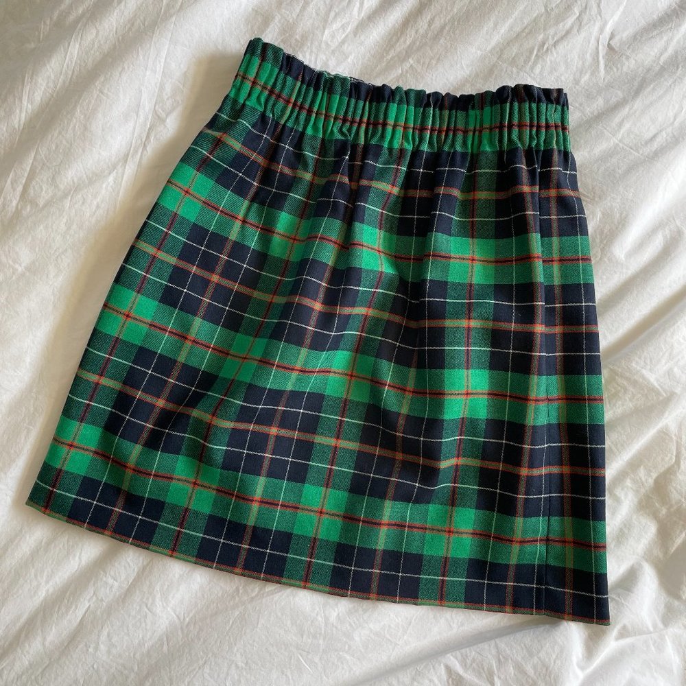 NWT J. Crew Plaid Skirt